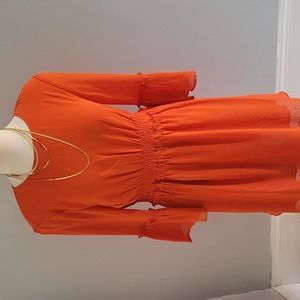 H&M Peasant Chifton Dress